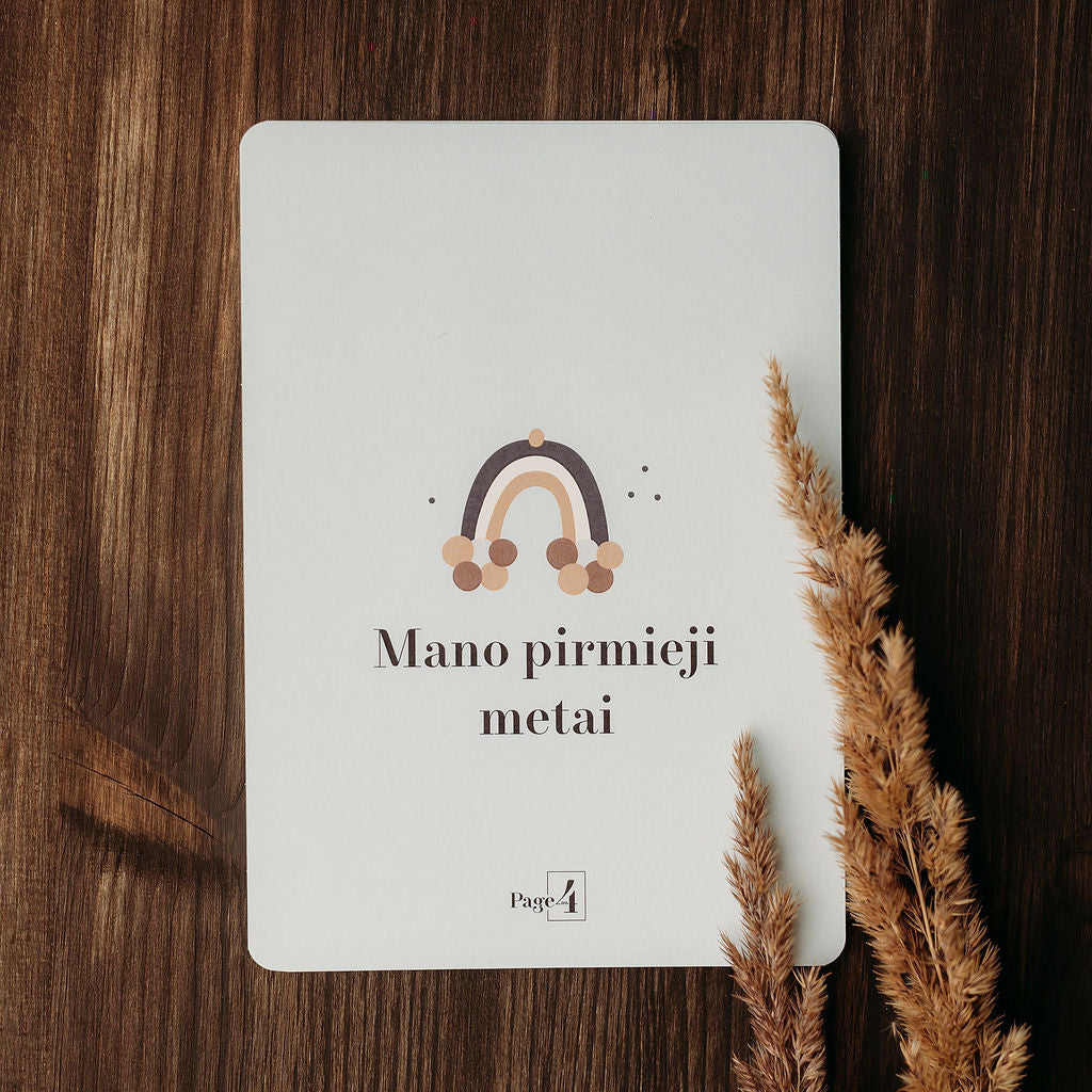 Kūdikio pirmųjų metų kortelės