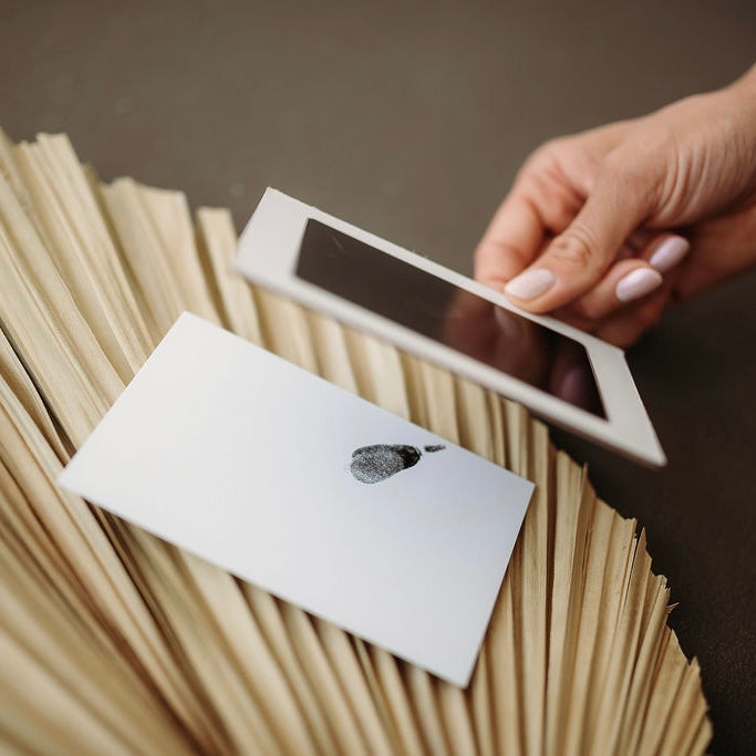 Ink pad for handprints and footprints