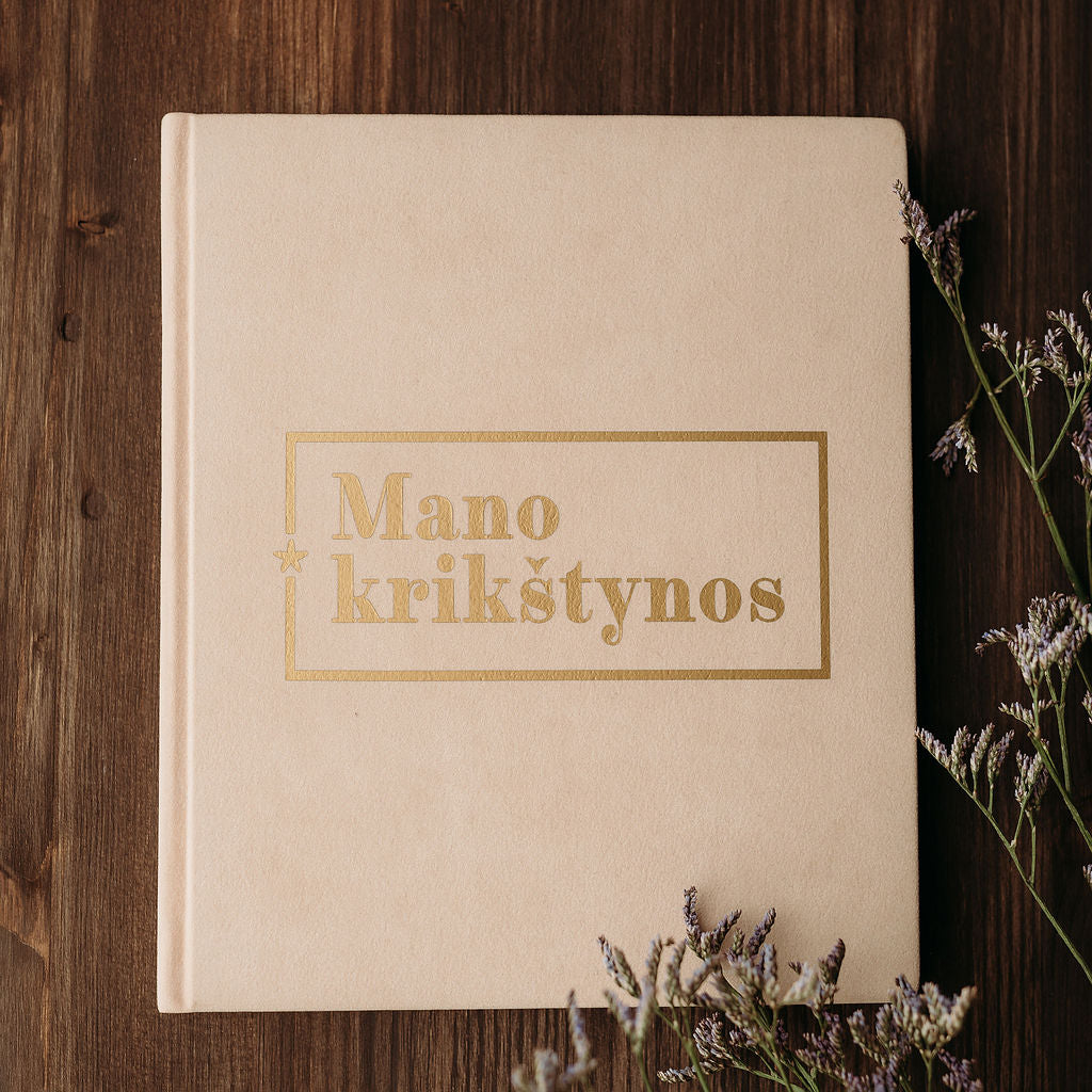 Krikštynų knyga "Mano krikštynos"